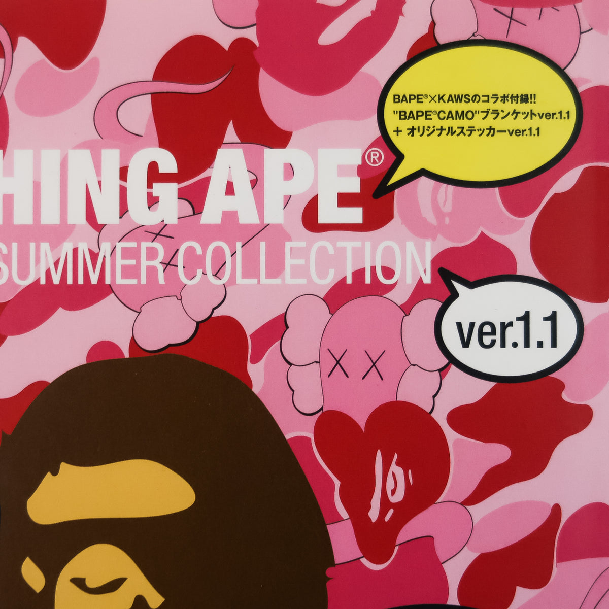 A Bathing Ape 2005 S/S Collection Ver.1.1, Kaws Stickers Takarajima Z