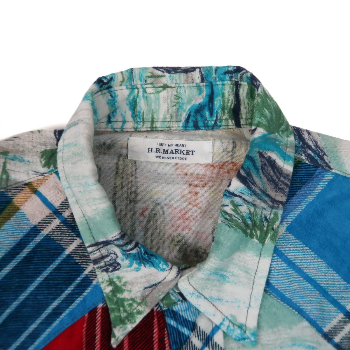 Hollywood Ranch Market – Mismatched Patchwork Aloha Shirt – Vanitasism