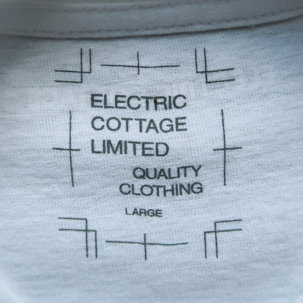 Earth T-Shirt White/White Script (2001)