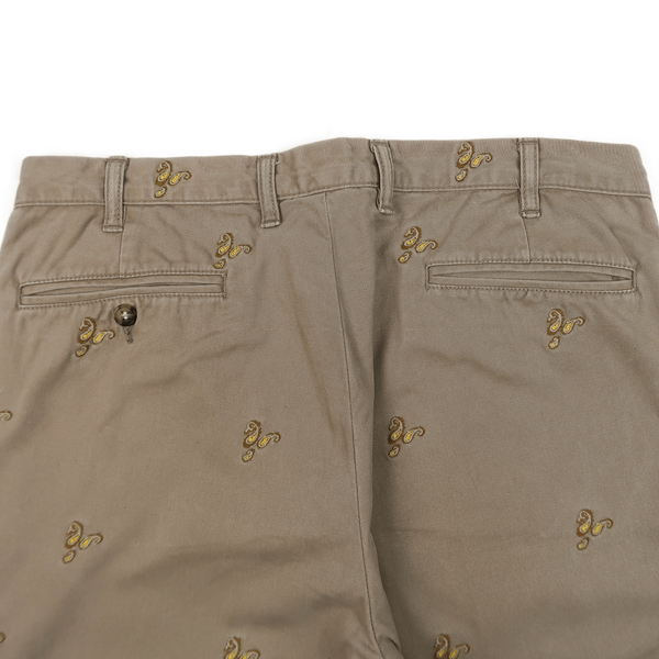 Paisley Chinos Cropped