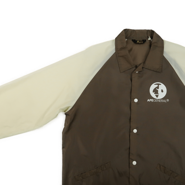 Vintage Ape General Track Jacket (Brown/Off-White)