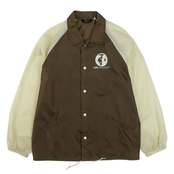 Vintage Ape General Track Jacket (Brown/Off-White)
