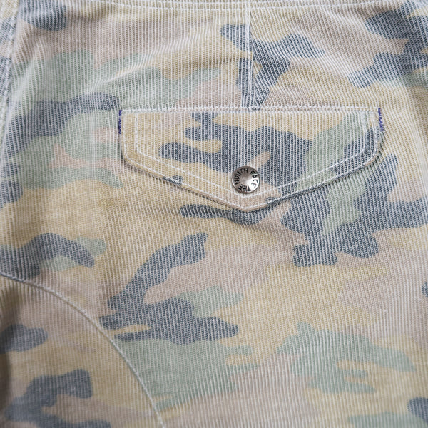 Camouflage Corduroy Pants