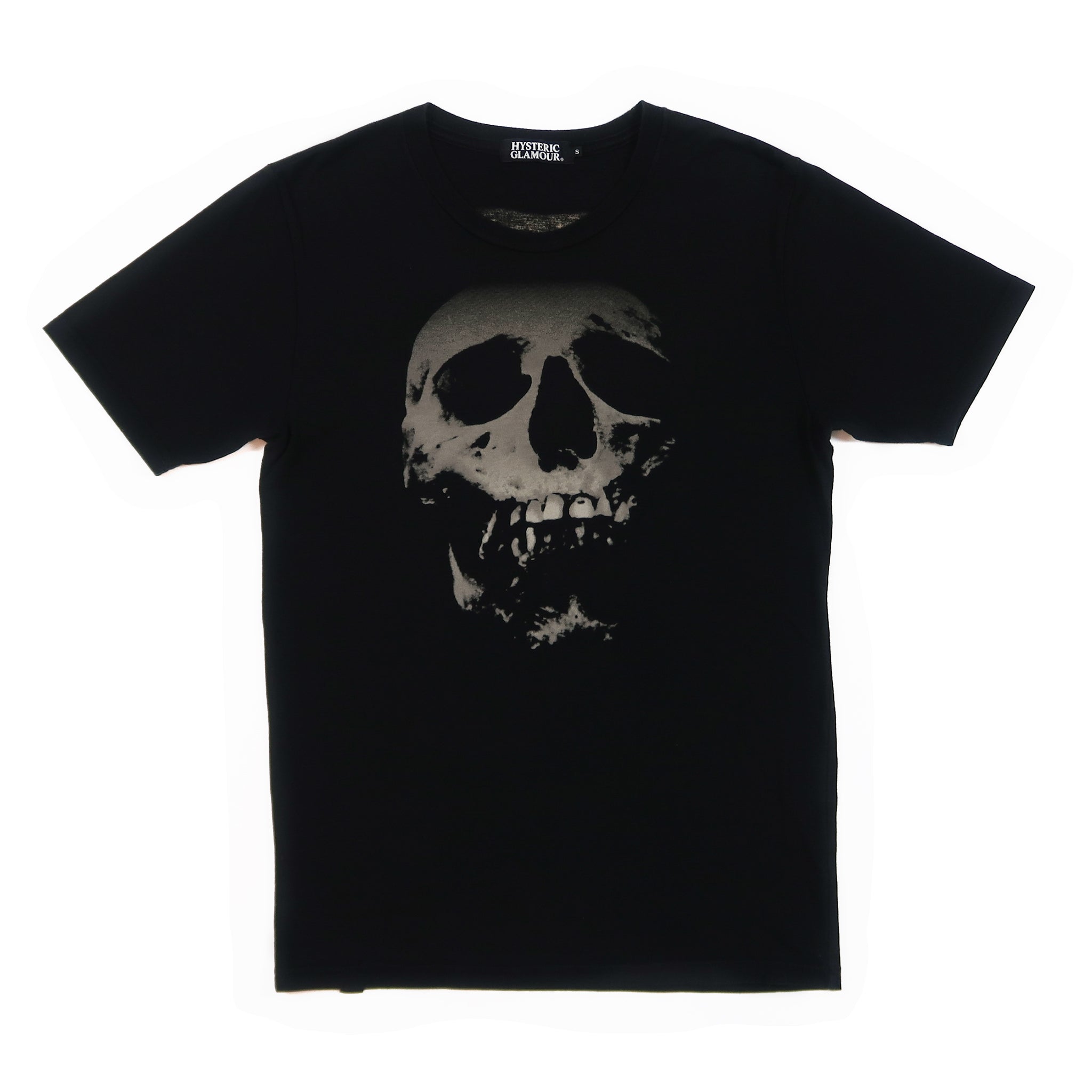 HYSTERIC GLAMOUR Skull Logo Ring Belt Black