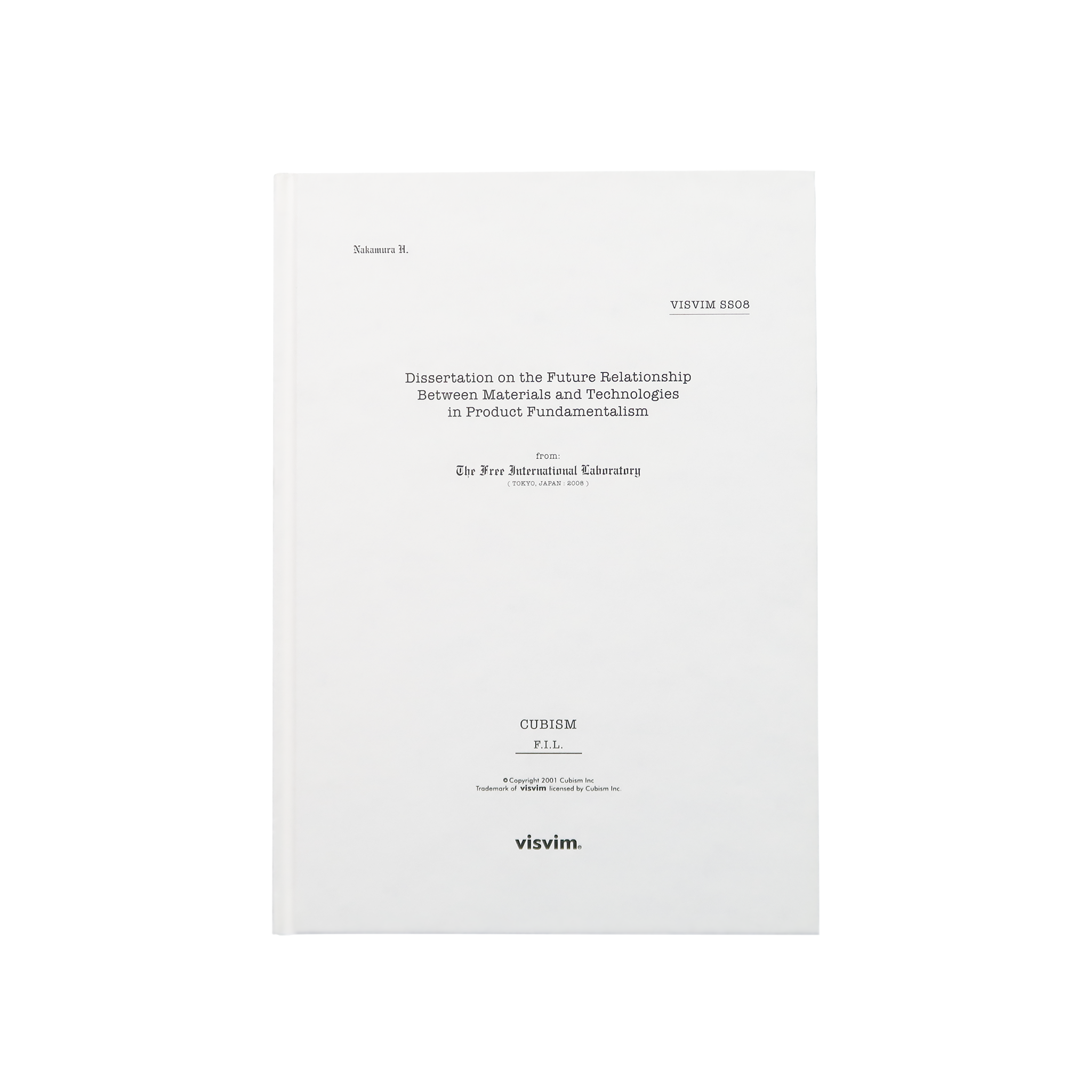 Dissertation on the Future Relationship Between Materials and Technologies in Product Fundamentalism (SS08)