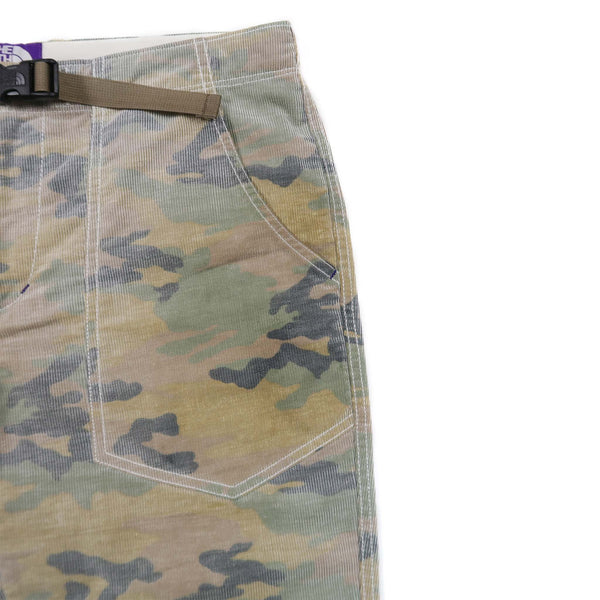 Camouflage Corduroy Pants