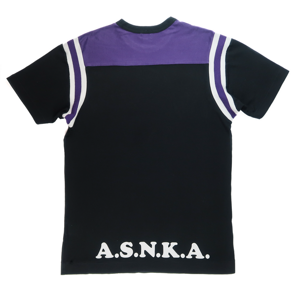 A.S.N.K.A. Logo T-Shirt with Elastic Cuff Shoulders