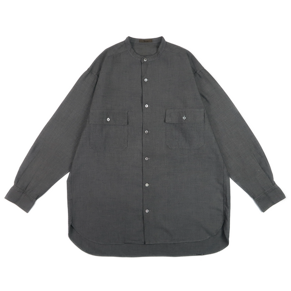 Mandarin Collar Shirt Grey (80s)